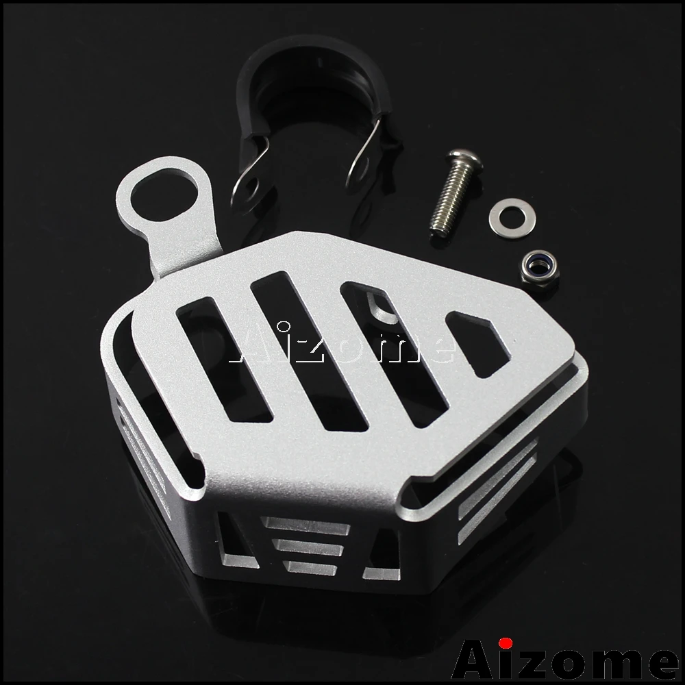 

Silver Motorcycle Front Brake Fluid Reservoir Guard Protector Cover For BMW R1200GS Adventure R1200 GS ADV 2013 2014 2015 2016