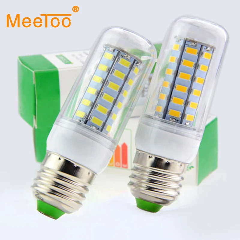 2016 Новинка E27 CFL5W-30W Светодиодные лампы AC220V лампа-кукуруза Led белый / теплый