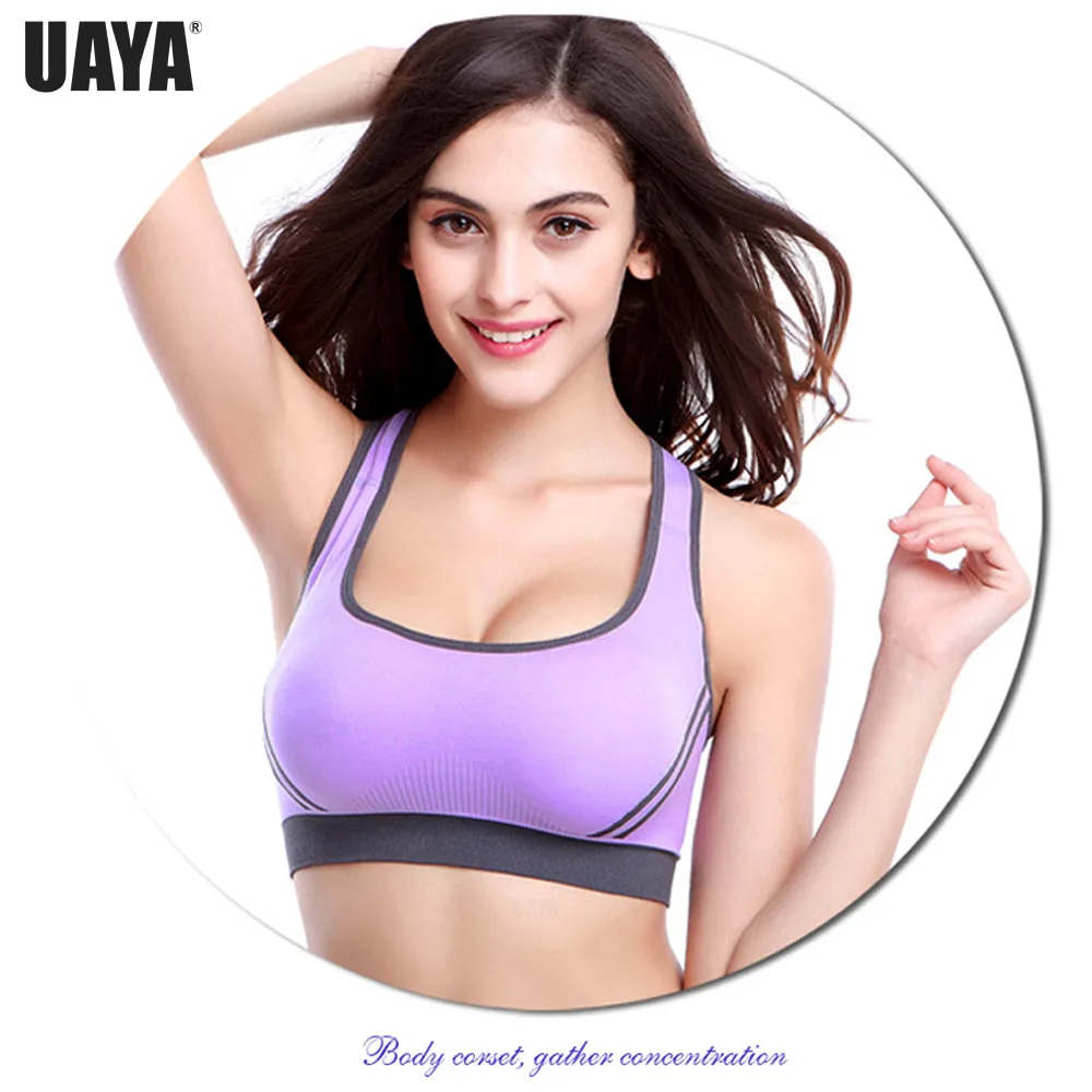 UAYA крест Йога спортивный бюстгальтер женский 10 цветов Professional фитнес топы