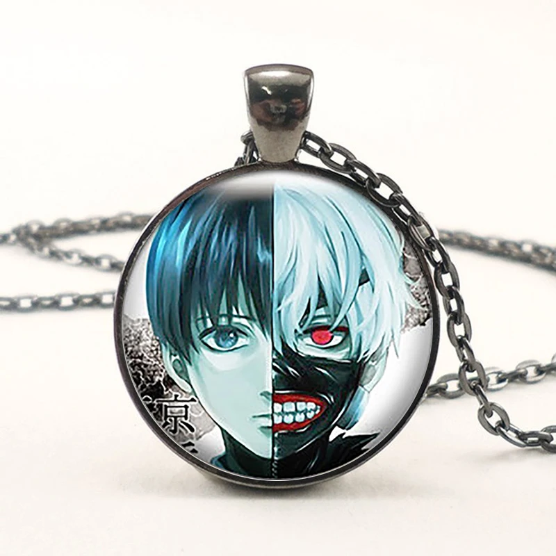 Аниме Tokyo Ghoul Touka Kaneki Ken Rize Kamishiro косплей подарок для влюбленных черная подвеска