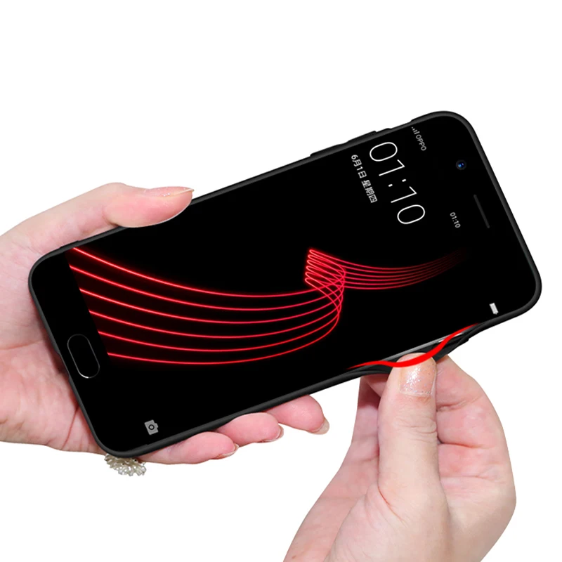 Милый мультфильм закаленное Стекло задняя крышка для OPPO R9S плюс Защитные чехлы