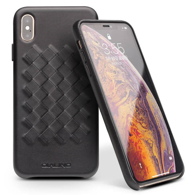 Чехол для телефона из натуральной воловьей кожи iphone X XS Max XR задняя крышка с