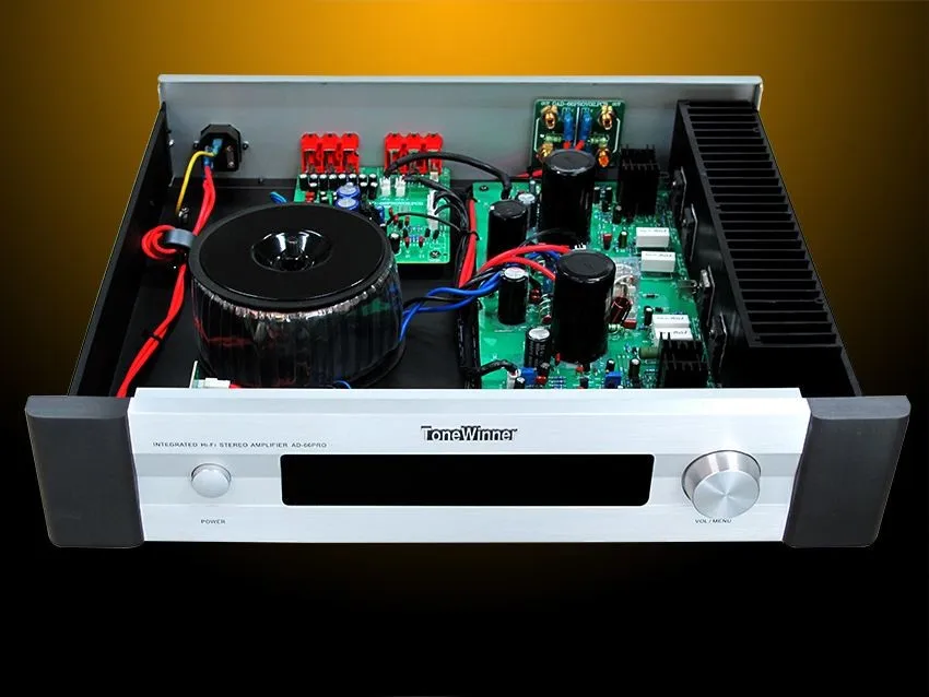 R-049 Tone Winner AD-66PRO класс A/AB1 Интегрированный усилитель мощности Усилитель мощности 135 Вт* 2 NJW1194 пульт дистанционного управления