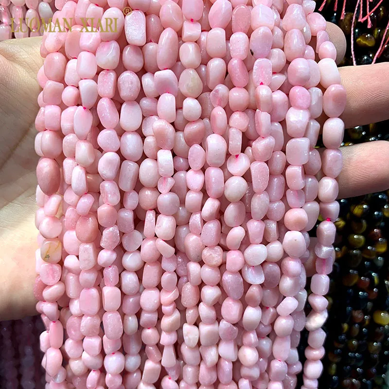 pink opal AAA естественный неправильной формы 5-8 мм каменные бусины розовый кварц аметисты Агаты для самостоятельного изготовления ювелирных изделий браслет ожерелье - Цвет: pink opal