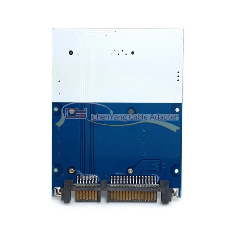 Тонкий тип Mini PCI E mSATA SSD до 2 5 &quotSATA 3.0 22 контактный адаптер для жесткого диска PCBA|mini