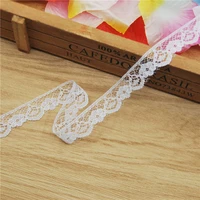 13mm polyester lace trim white fabric sewing accessories cloth wedding dress decoration ribbon craft supplies 100yard l651 1