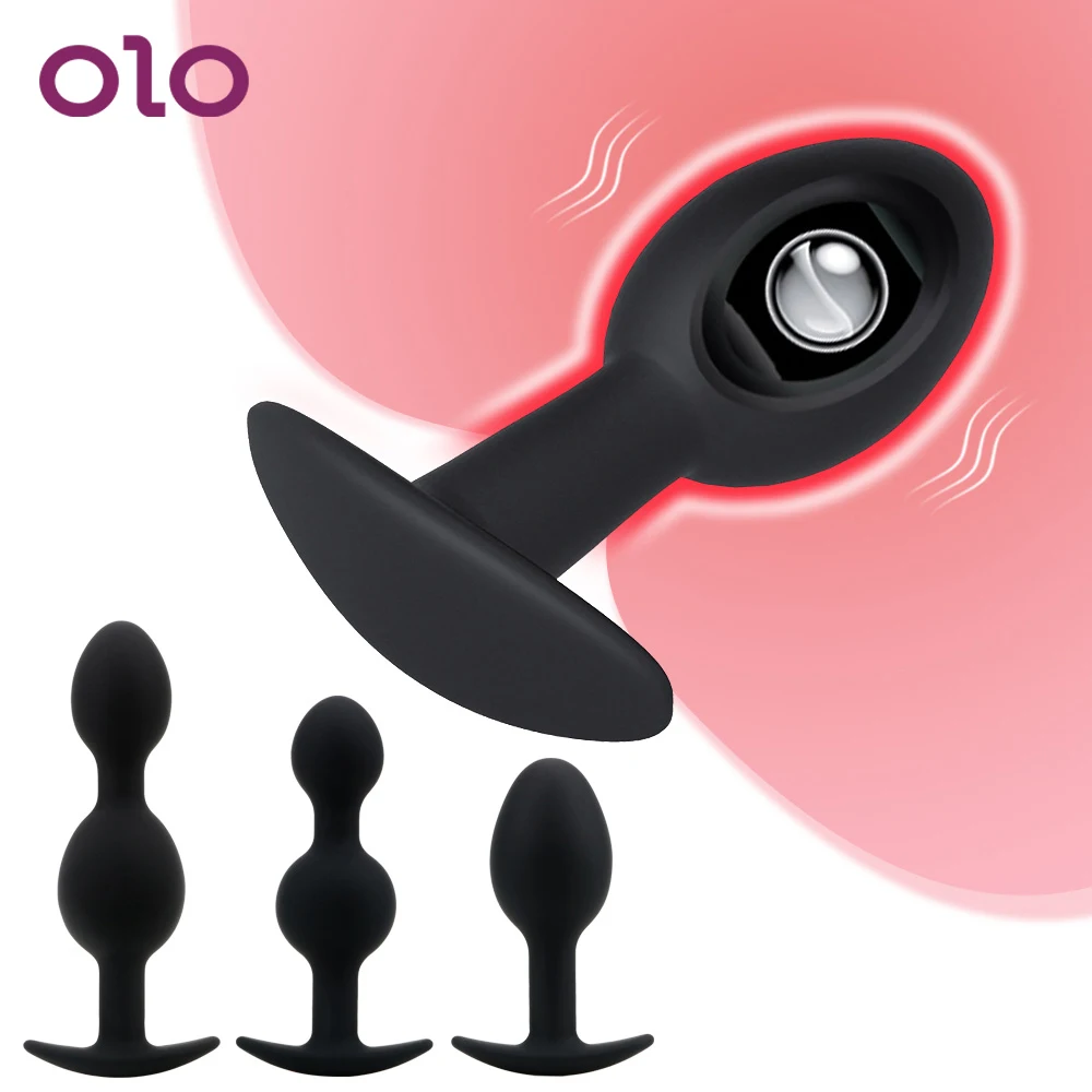 Анальная пробка OLO интимные игрушки для женщин массажер простаты анальная с