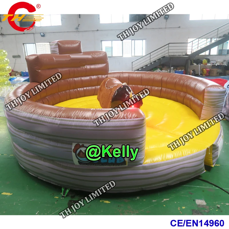 Бесплатная доставка по морю механическая надувная спортивная игра в виде быка