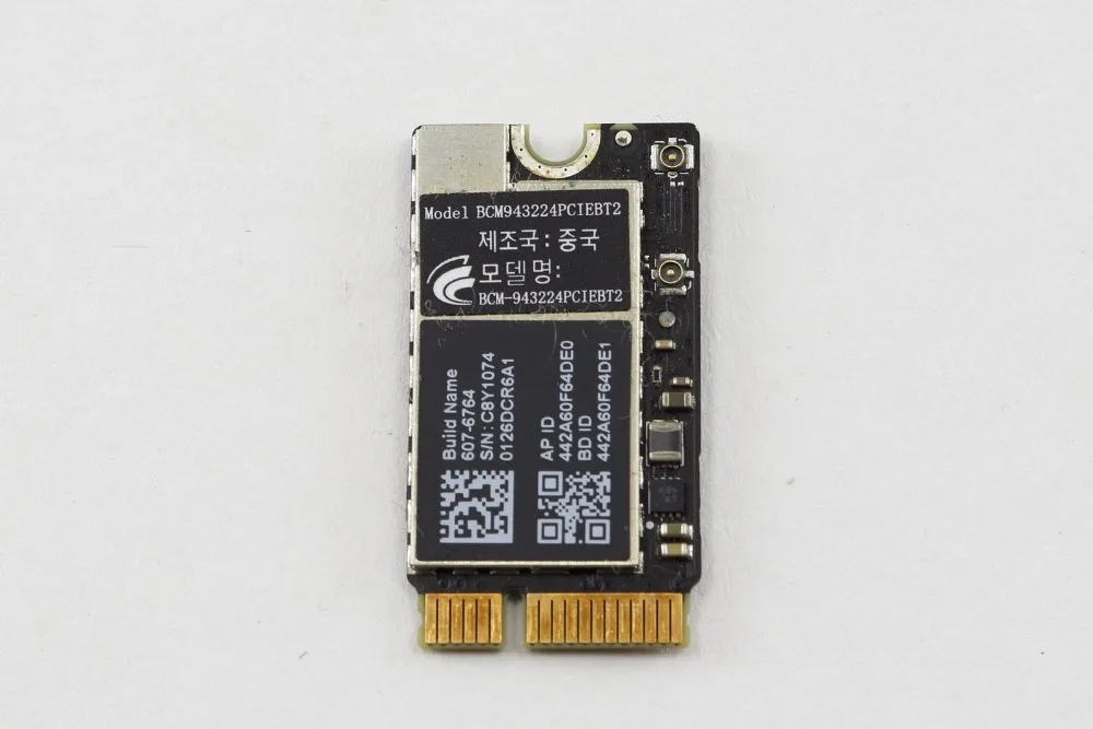 Беспроводная карта адаптера для аэропорта Broadcom BCM943224PCIEBT2 300 Мбит/с N wifi bluetooth Mini PCI E