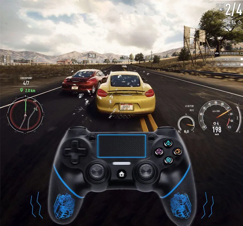 Bluetooth беспроводной PS4 геймпад джойстик несколько Вибрационный 6-осевой Android мобильный телефон компьютер зарядки игровой джойстик