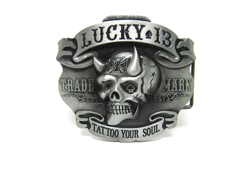 Lucky13 пряжка для ремня с рисунком черепа ваша душа|belt buckle|belt skull buckleskull belt buckle |