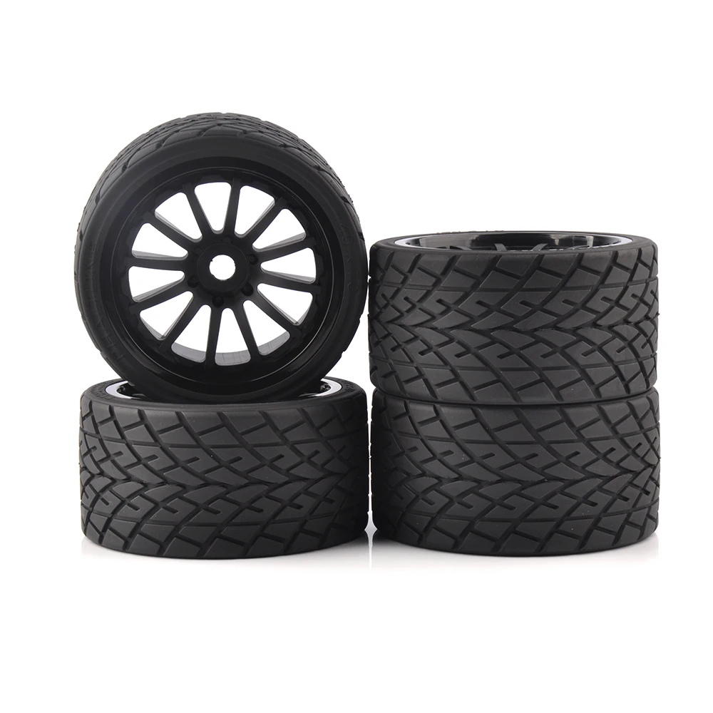 4pc/Set 17mm Hex 1:8 RC Monster Trucks On Road Wheels 139mm 70mm Tires for Racing Rally Cars Accessories Parts enlarge