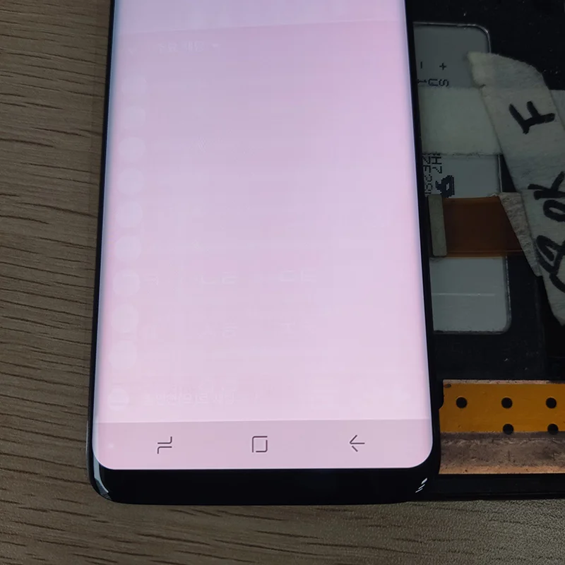 Проверенный большой ЖК дисплей Burn Shadow для Samsung S8 G950 G950U G950F Plus G955 G955F сенсорный