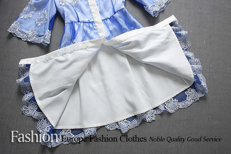 Desigual Vintage Ladies Party Dresses Women Summer Dress 2014 Embroidery Lace Vestidos Casual Free Shipping | Женская одежда