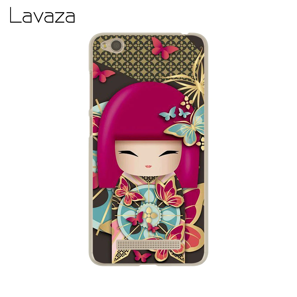 Lavaza Детская короткая футболка с героями из японского Kokeshi чехол для телефона Xiaomi