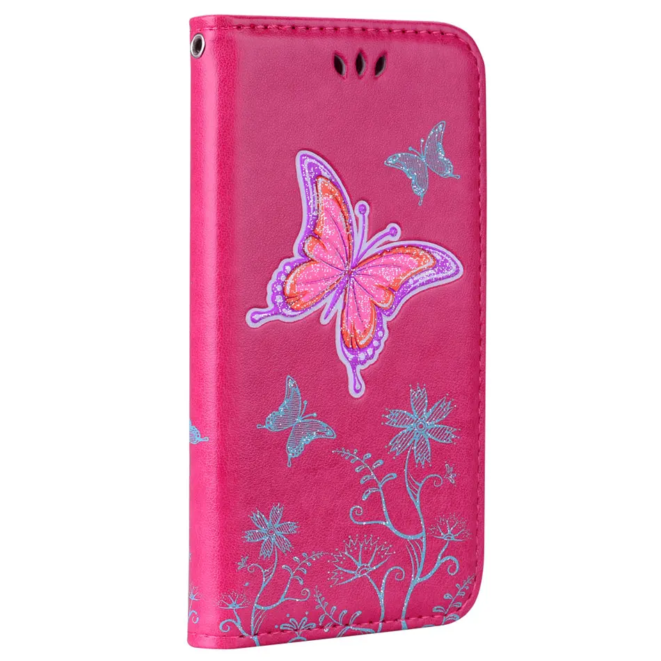 Rose B Бабочка Стиль чехол для samsung Galaxy j1 j3 j5 j7 j2Prime G532F книга Стиль кожаный бумажник чехол для телефона чехол P03F - Цвет: Rose B