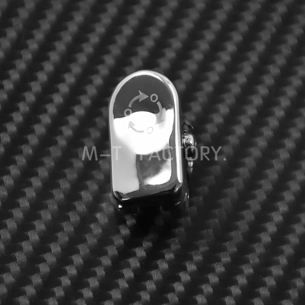 

Motorcycle Chrome ABS Handle Switch Housing Cap Button Replacement Cover 7pcs For Victory