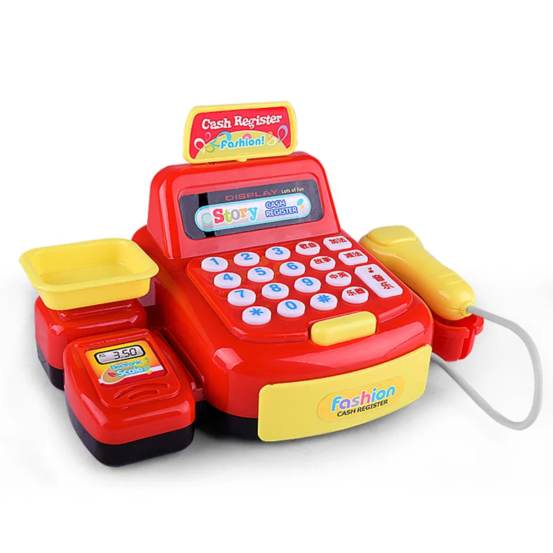 Cash Simulated Register Electronic Educational Toy Multi-Functional Play For Kid Real Checkout Counter Toys Children | Игрушки и хобби