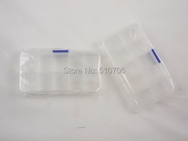 Free Shipping+Wholesale Adjustable 10 Compartment Plastic Storage Box For Jewelry Earring Tool Container Organizer 300pcs/lot | Дом и сад