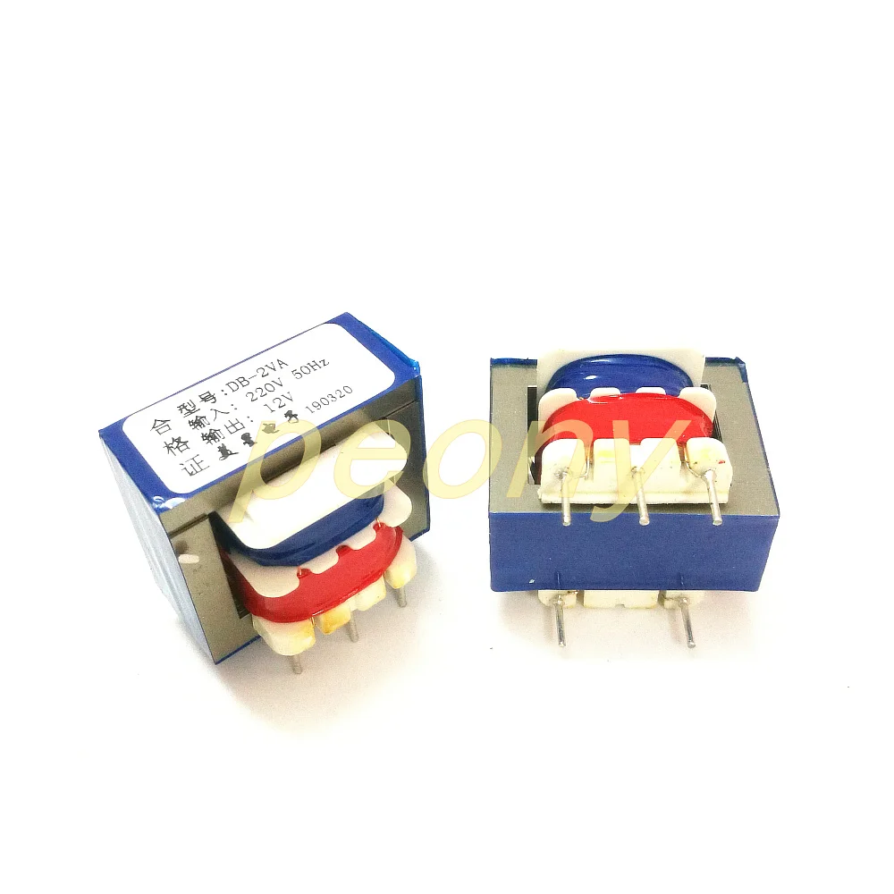 EI35 pin трансформатор печатная плата ПК 220В до 12В 160ма AC12V тип иглы 2