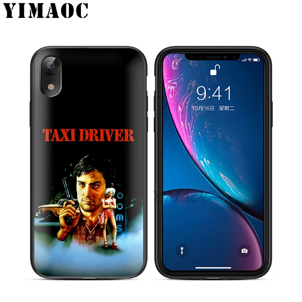 YIMAOC такси драйвер Фильм Мягкий ТПУ Черный силиконовый чехол для iPhone X или 10 8 7 6 6S