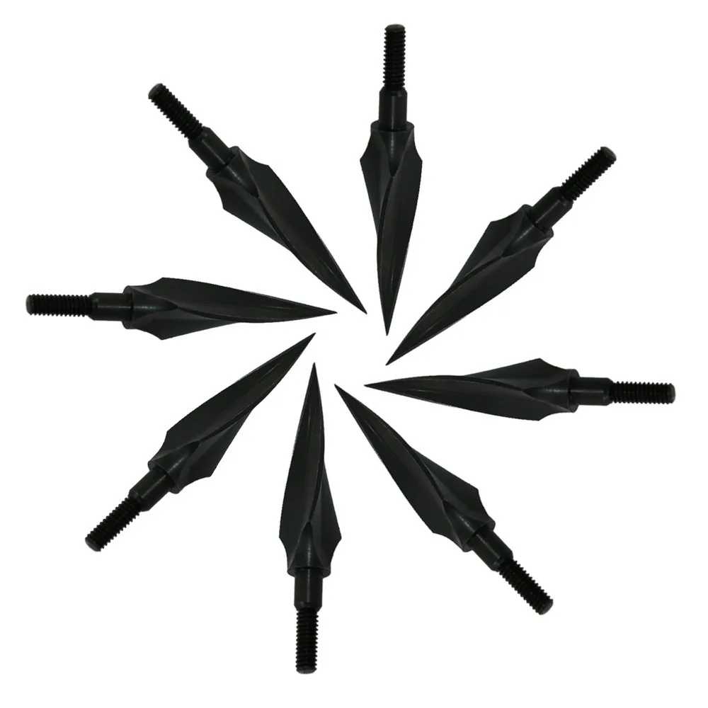 3/6 шт. стрельба из лука Broadheads советы Дротика s охота стрелы Сталь сменный стрелка головка Охотный арбалет с употреблением желтого зубчика-соединения изогнутый лук Дротика