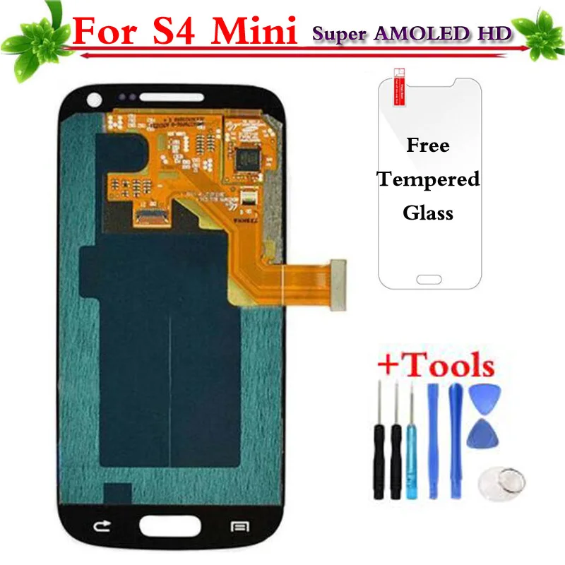 Super AMOLED HD для samsung Galaxy S4 Mini i9190 i9195 ЖК дисплей Дисплей Сенсорный экран планшета