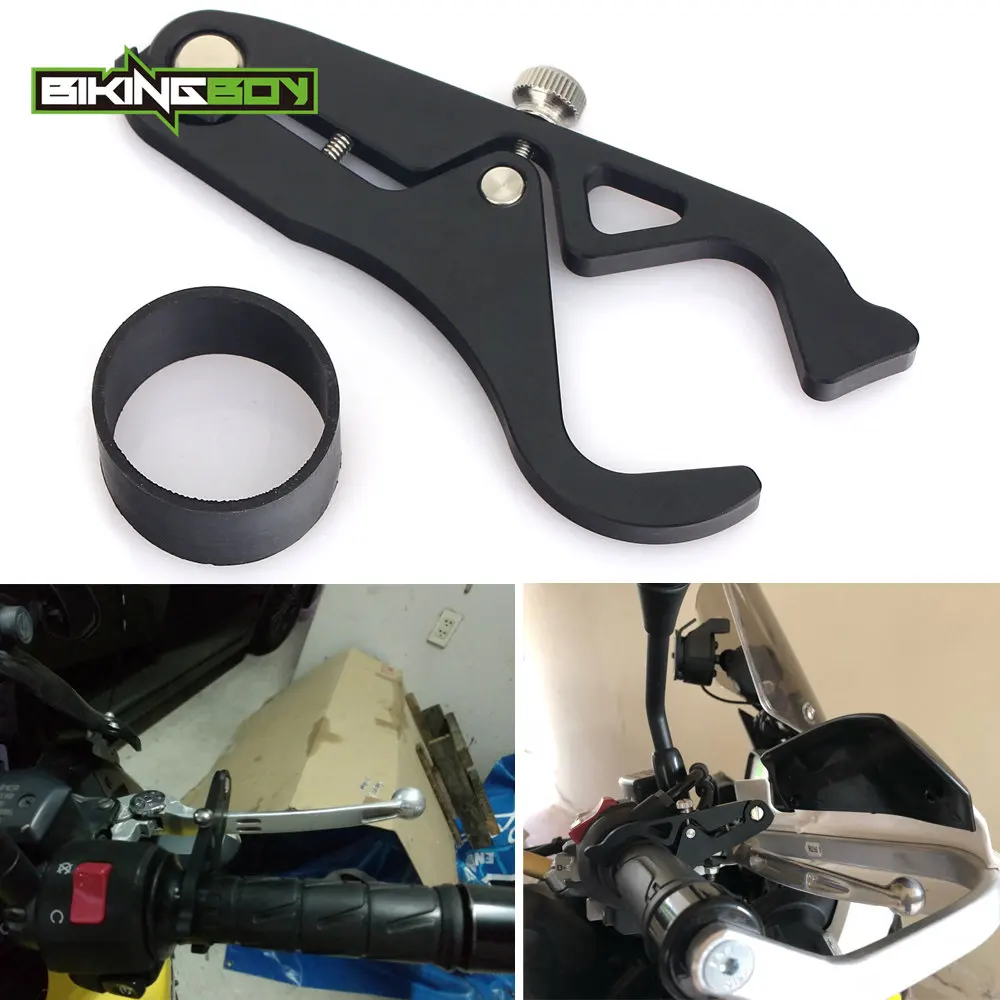 BIKINGBOY CNC Заготовка универсальный мотоцикл алюминиевый круиз контроль замок для