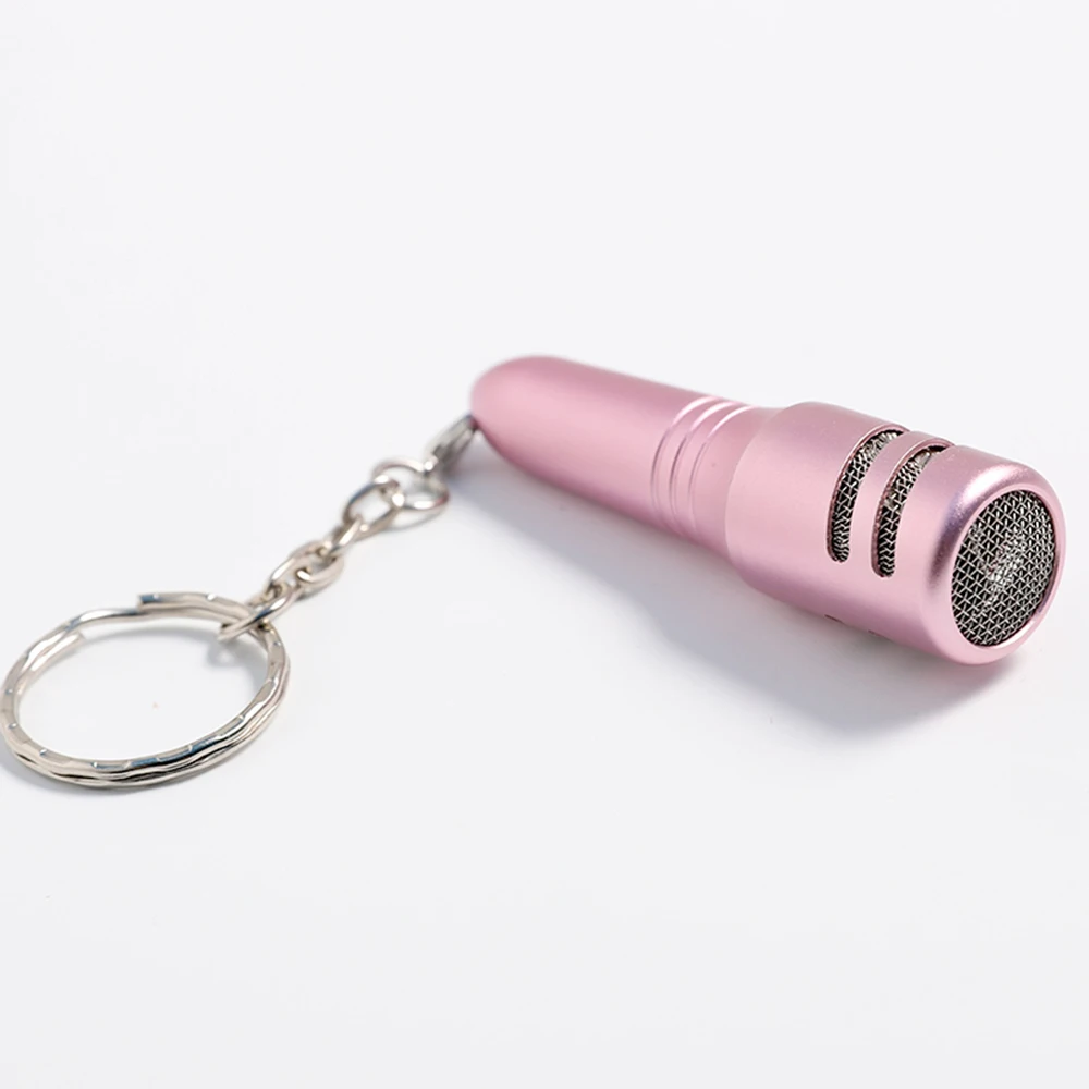 Pink Флеш-диск USB 2,0 8 ГБ 16 ГБ 32 ГБ 64 Гб металлическая Флешка Водонепроницаемая USB карта памяти форма микрофона диск на ключ(можно добавить логотип - Цвет: Pink