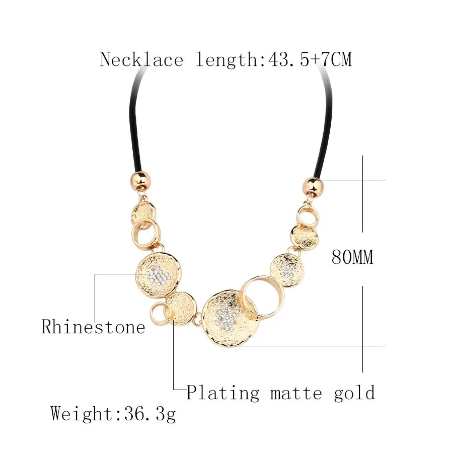 Винтажное ювелирное изделие Kinel с кристаллами большое длинное ожерелье для