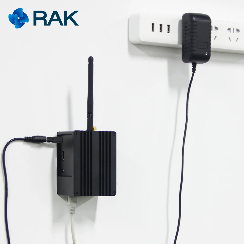 RAK831 Pilot Gateway SX1301 + Raspberry Pi3 gps с полным корпусом для демонстрации | Электроника