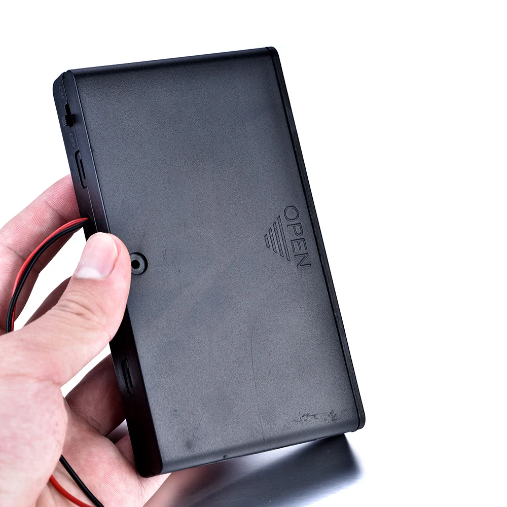 12V держатель батареи 1 шт. 8AA пластиковый чехол для аккумулятора с переключателем
