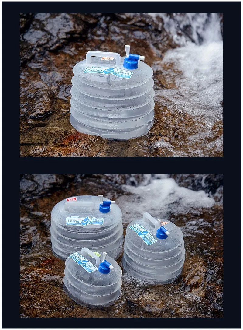 Naturehike открытый кемпинг складной ведро Складная Сумка Для Воды Контейнер складной ведро с водопроводом переносная сумка для воды NH14S002-T