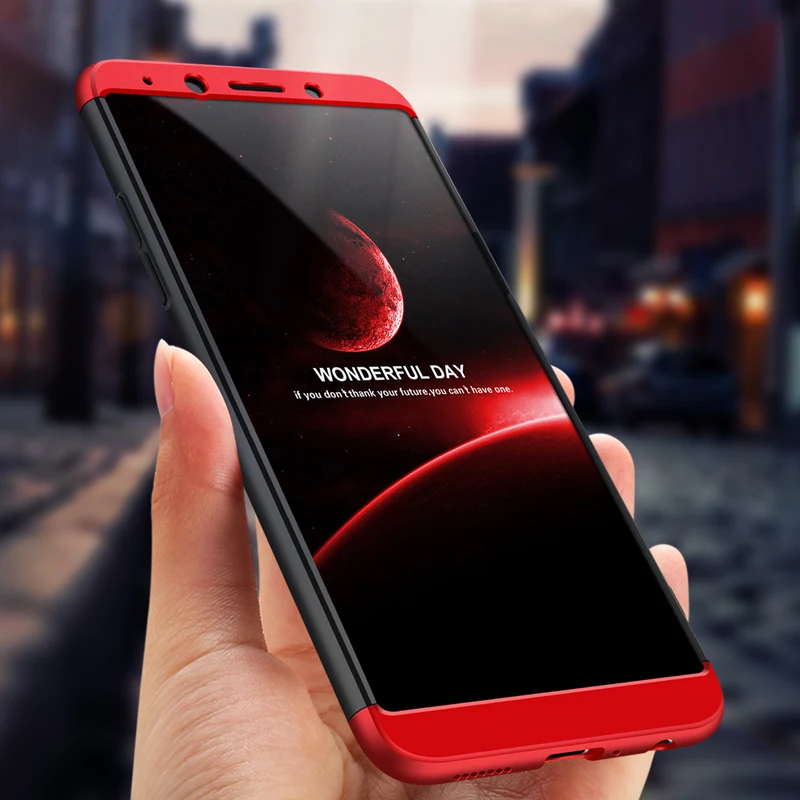 Для OPPO F5 чехол Высокое качество Роскошные Жесткий матовый PC задняя крышка 360