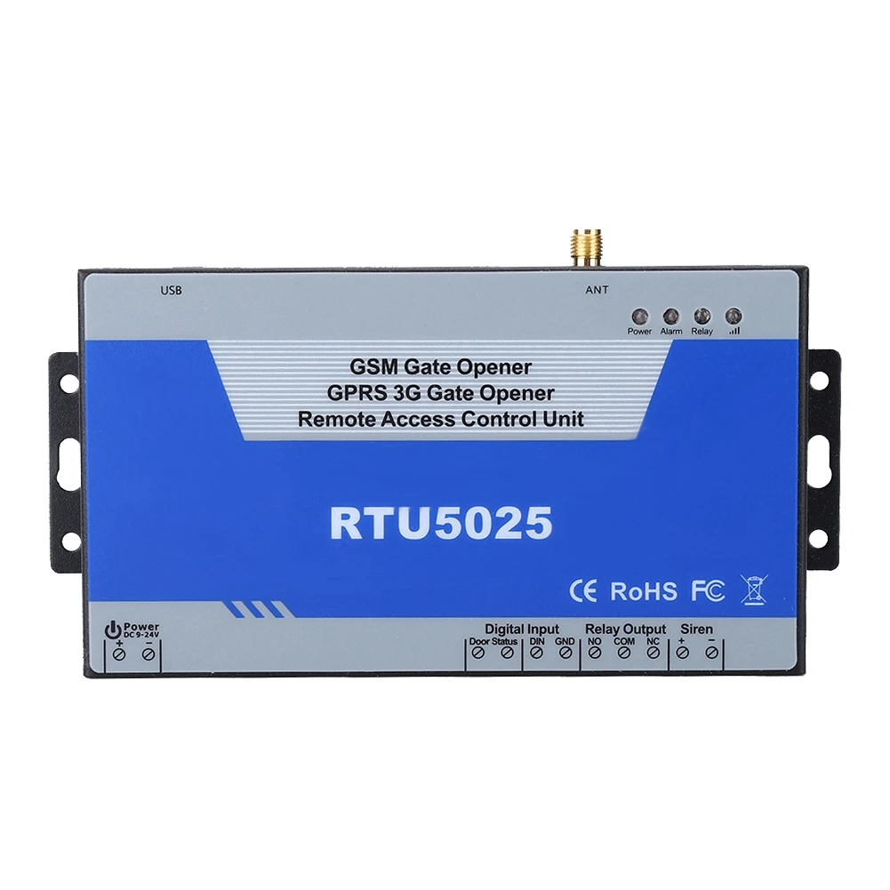 RTU5025 беспроводной дистанционный GSM/GPRS/3g оператор привода для открывания ворот гаража двери контроллер доступа USB порт связи 100-240 В