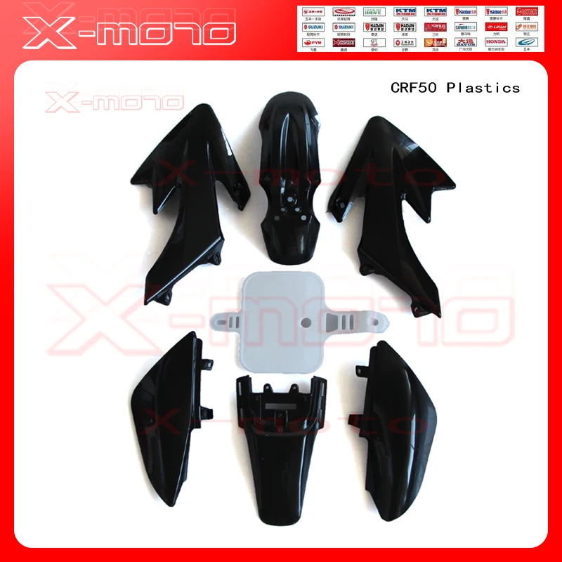 New Red /Blue/BLACK/White/ PLASTIC KIT FENDER For CRF50 XR50 70 SDG SSR Pro 50c 110cc 125cc Dirt Pit Bike |