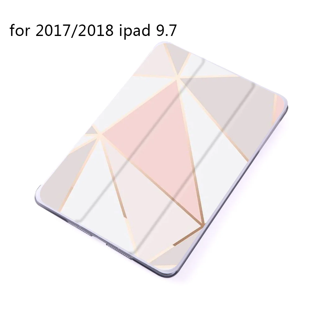 Милый Летний Магнитный чехол-книжка с листом для Apple iPad 9,", Чехол для iPad Air 2 Mini 4 из искусственной кожи, складной чехол-книжка для планшета с функцией автоматического пробуждения - Цвет: B200079-2017