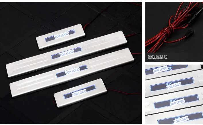 С синим светодиодным светом высокого качества из нержавеющей стали