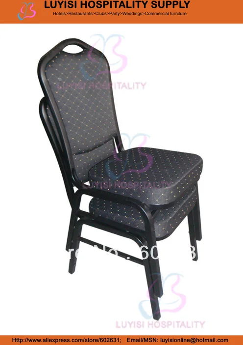Черное окрашенное железное банкетное кресло LUYISI103025B|banquet chair|chair chairschair black |