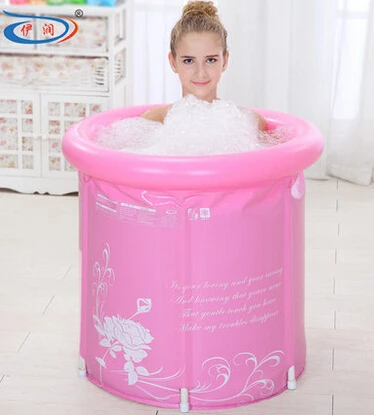 65x70 утолщенная Складная портативная ванна для взрослых Спа ПВХ Ванна надувная