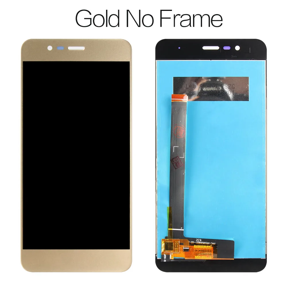 Gold No Frame ЖК-дисплей сенсорный экран 5,2 ''для Asus Zenfone 3 Max ZC520TL X008D ЖК-экран дигитайзер стеклянная сенсорная сборка/рамка 1920*1080 - Цвет: Gold No Frame