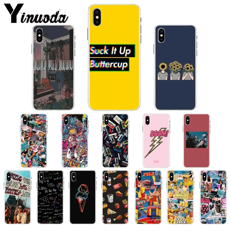 Yinuoda модный красивый чехол для iPhone 6S 6plus 7 7plus 8 8Plus X Xs MAX 5 5S XR|Чехлы-накладки| |