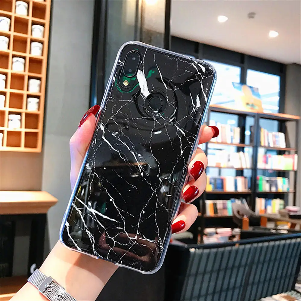 Роскошный мраморный силиконовый чехол для Xiaomi Redmi Note 7 8 Pro Чехол из мягкого ТПУ для Xiaomi Redmi Note 7 6 5 Pro Чехол для телефона