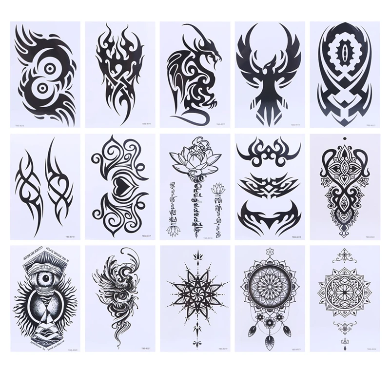 

Creative Removable Temporary Tattoo Arm Leg Body Art Tattoos Sticker Waterproof