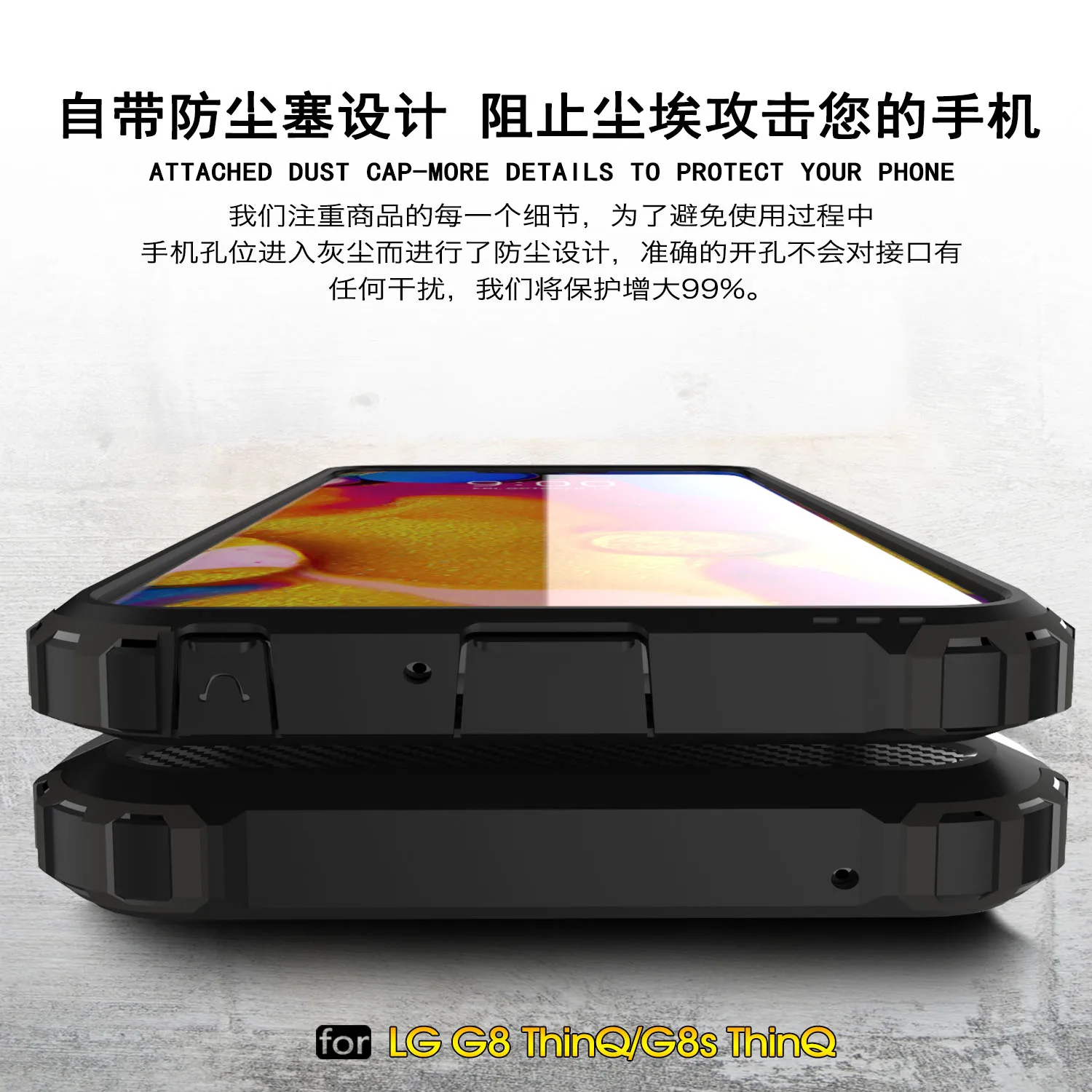 LMG820UM1 Case LG G8 ThinQ Cover 6.1&quot LMG820QM7 G820N Armor G8ThinQ LMG820UMB Phone Shell |