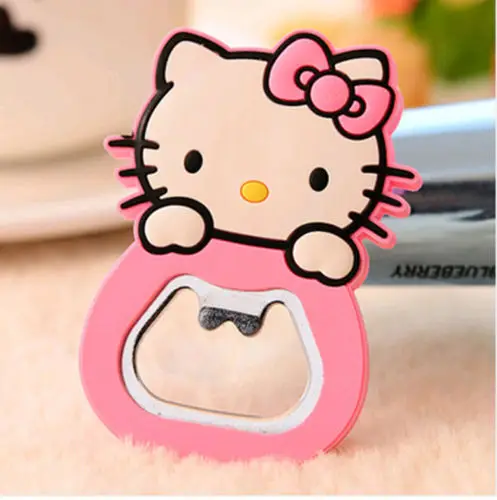 Новая симпатичная мультяшная открывалка для бутылок с магнитом холодильника