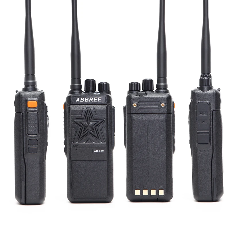 ABBREE AR-819 10 Вт Мощный без магнитных громкоговорителей 16CH 3000 мАч км радиус действия