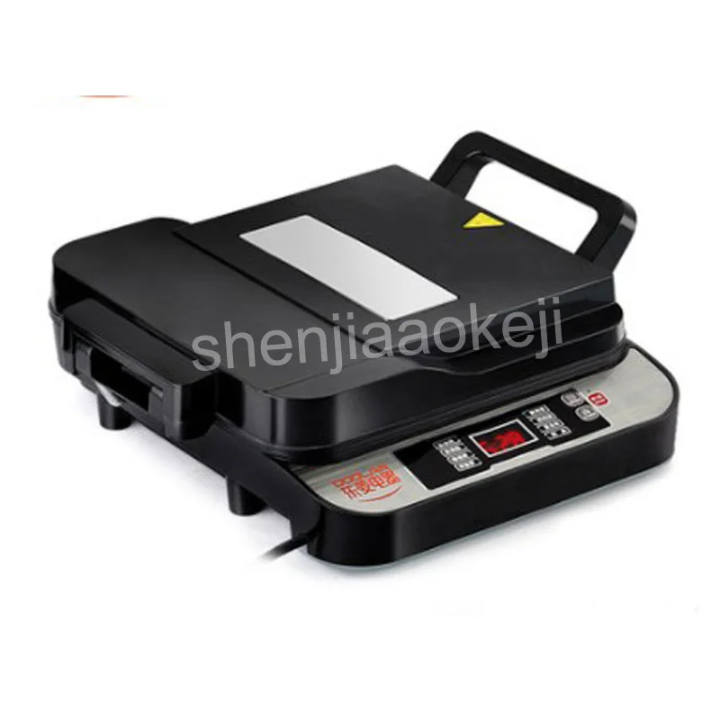 double sided household timing multi function suspension non stick frying machine intelligent automatic electric baking pan 220v free global shipping