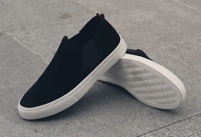 2017 повседневные высококачественные мужские замшевые лоферы без застежки обувь