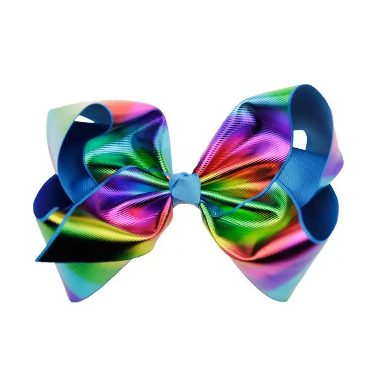 Лазерная Лента в рубчик 80 шт.|hairbows|hairbow ribbonpcs |
